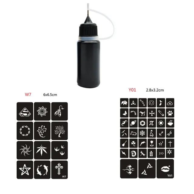 Tattoo stickers Black Set - Shop at LoveMi