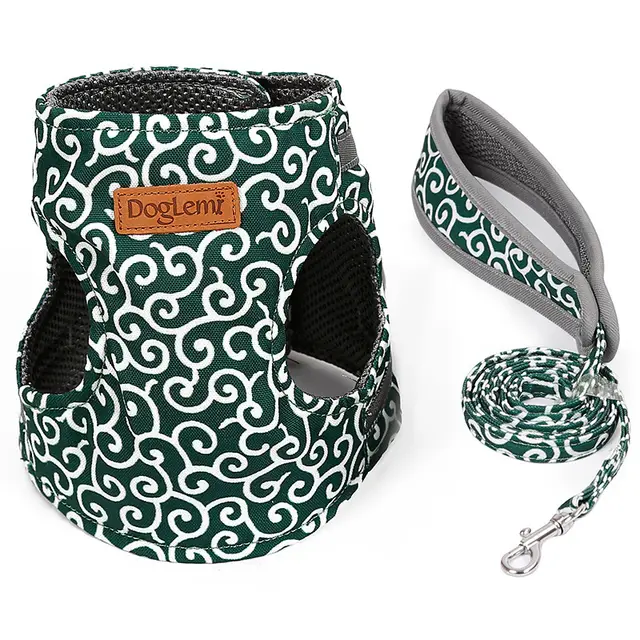 Cat vest harness traction rope Green - Shop at LoveMi