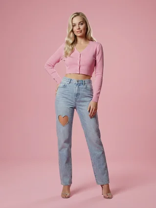 Love ripped jeans - Blue