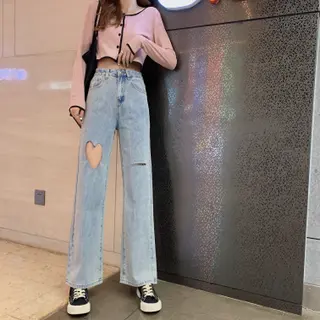 Love ripped jeans - Blue