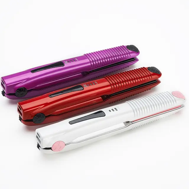 usb rechargeable curling iron Purple - Shop at LoveMi