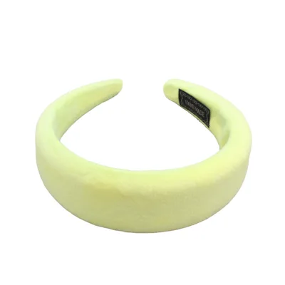 Cross border new plush headband Yellow - Shop at LoveMi