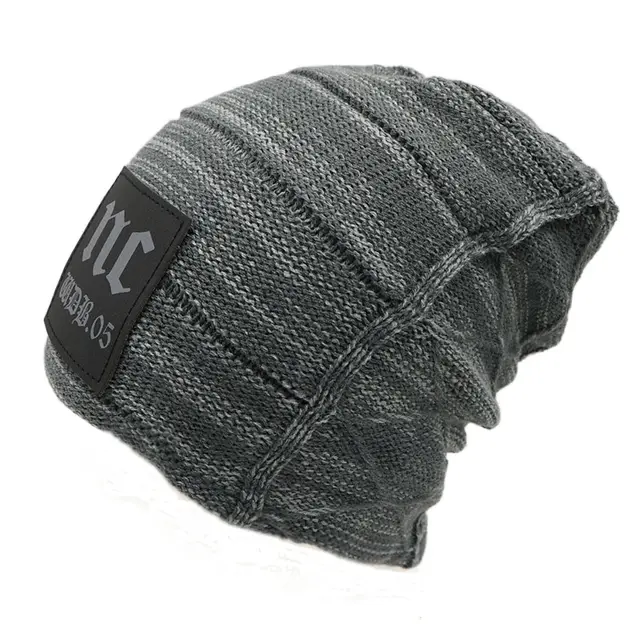 Wool neutral warp knitted hat Grey Hat - Shop at LoveMi