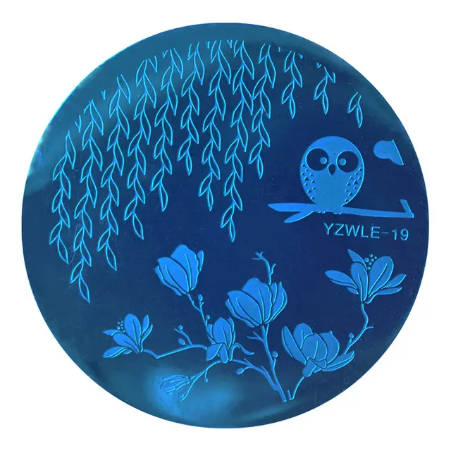 DIY nail print steel plate nail print version template Yzwle04 - Shop at LoveMi
