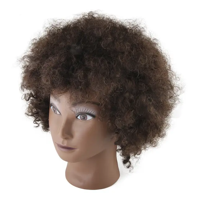 Black real human hair model Head Mold - Shop at LoveMi