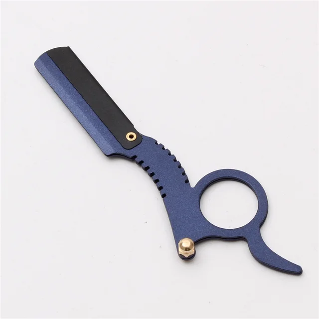 Vintage manual hairdresser holder razor Blue - Shop at LoveMi