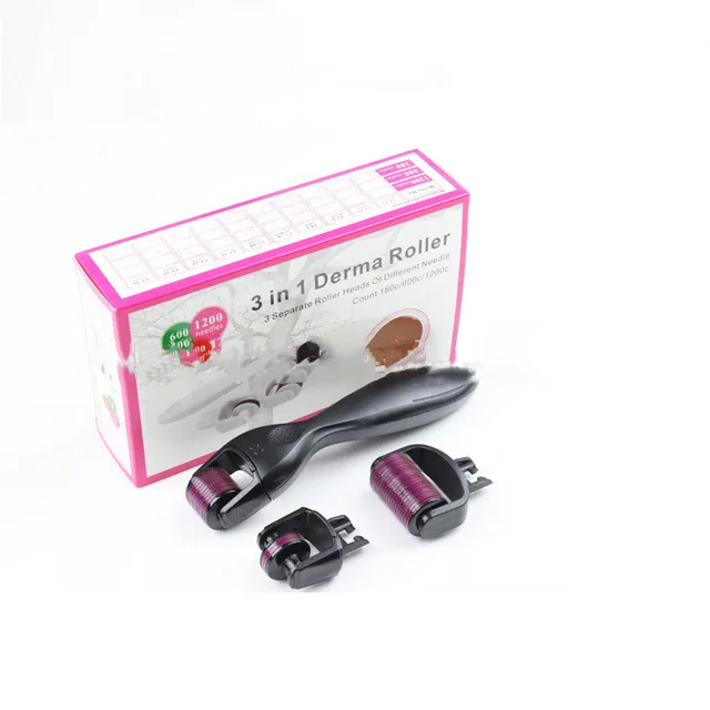 3 in 1 microneedle roller Black - Shop at LoveMi