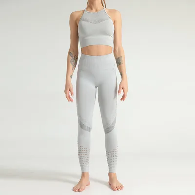 Cutout women's yoga trousers Grey - Shop at LoveMi