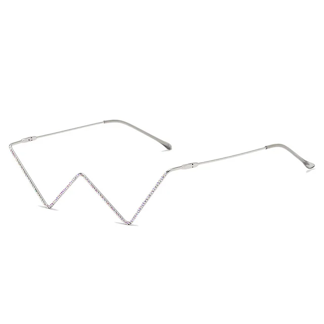 Non piece metal diamond glasses C04 - Shop at LoveMi