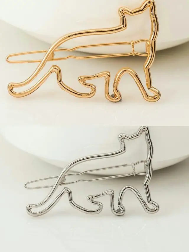 Cute Kitty Hair Clips Carlo Cat - Shop at LoveMi