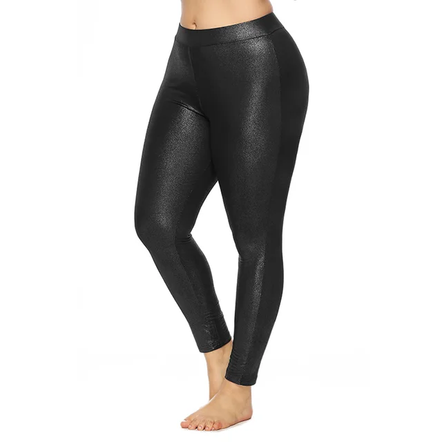 Gold glittering leggings Black - Shop at LoveMi