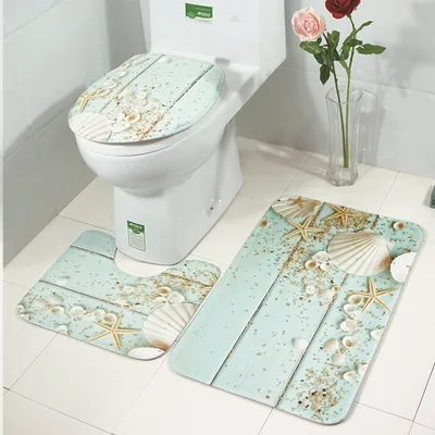 The bathroom toilet mat three piece suit A25 - Shop at LoveMi