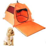 Foldable anti-mosquito kennel for pet dogs - Orange - View 1