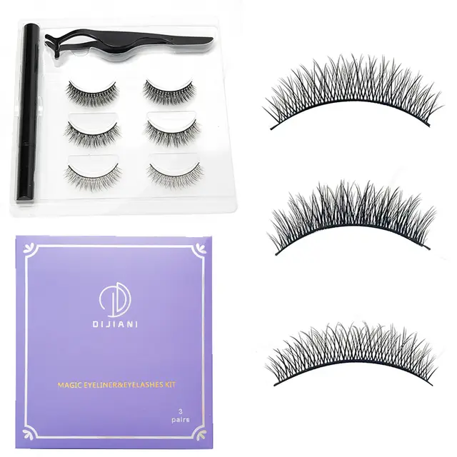 Glue free and magnet free eyelashes 1 Style - Shop at LoveMi