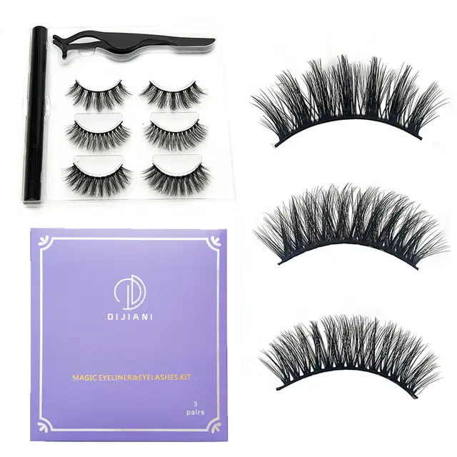 Glue free and magnet free eyelashes 5 Style - Shop at LoveMi