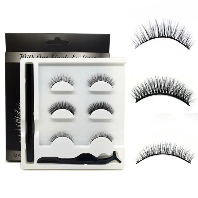 Glue free and magnet free eyelashes Natural - Shop at LoveMi