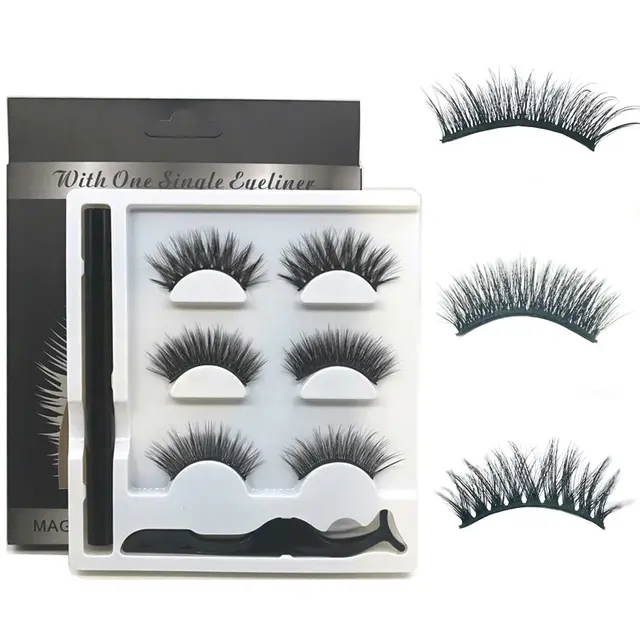 Glue free and magnet free eyelashes Thick - Shop at LoveMi