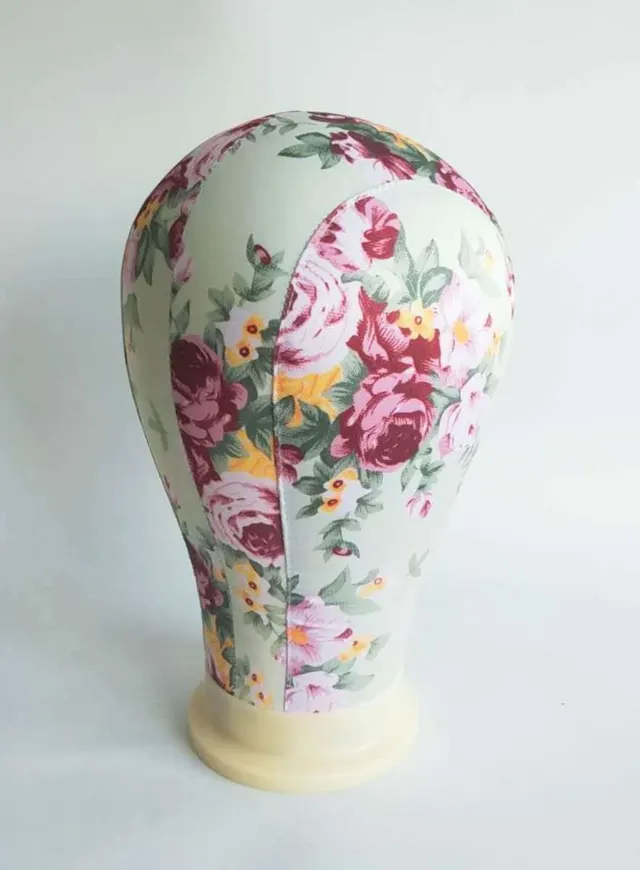 Canvas head mold for finishing wig shape Purple - Shop at LoveMi