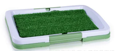 3 Layers Large Dog Pet Potty Training Pee Pad Mat Puppy Tray Grass Toilet Simulation Lawn For Indoor Potty Training Pet Supply Default - Shop at LoveMi