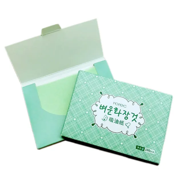 Comfortable oil absorbent sheet Green - Shop at LoveMi