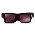 Multicolor Party LED Glasses Dynamic Flashing LED Glasses - Red