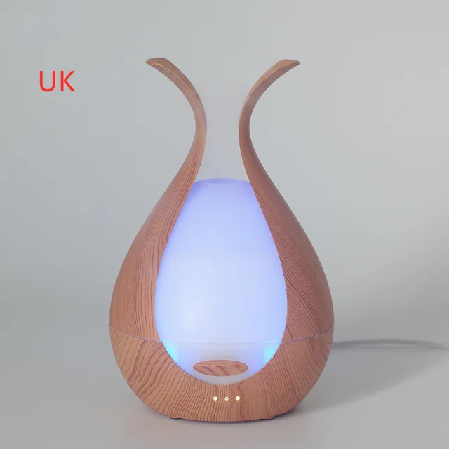 Home Office Humidifier Small Essential Oil Night Light Aroma Diffuser Colorful Wood Grain - Shop at LoveMi
