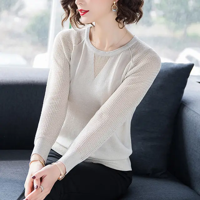 Women's bottoming sweater Apricot - Shop at LoveMi