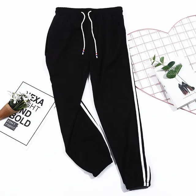 Student Korean style loose thin casual pants Black - Shop at LoveMi
