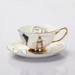 European Coffee Cup And Saucer - 5Style
