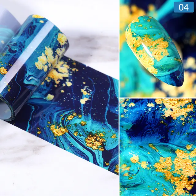 Nail Star paper rose gold transfer sticker Style9 - Shop at LoveMi