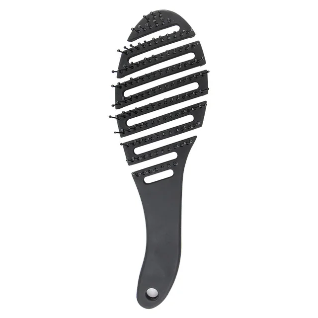 Hollow square eight claw curved black comb 040Style - Shop at LoveMi