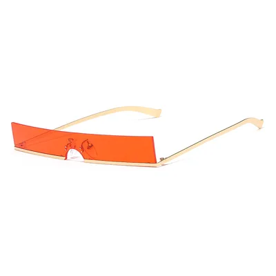 Rimless sunglasses Golden Red - Shop at LoveMi