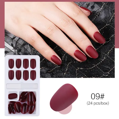 Reusable Stick On Nails 09 Color - Shop at LoveMi