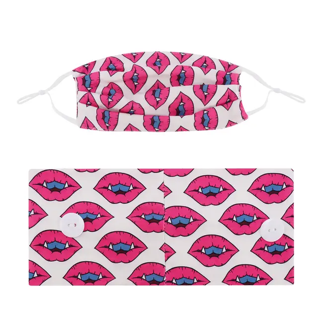 Printed sport scarf Lips - Shop at LoveMi