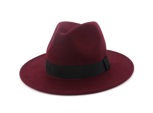Wool top hat Wine Red - Shop at LoveMi