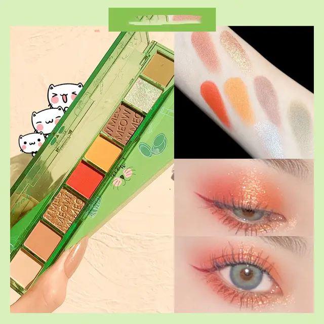 Eight color eyeshadow palette Green - Shop at LoveMi