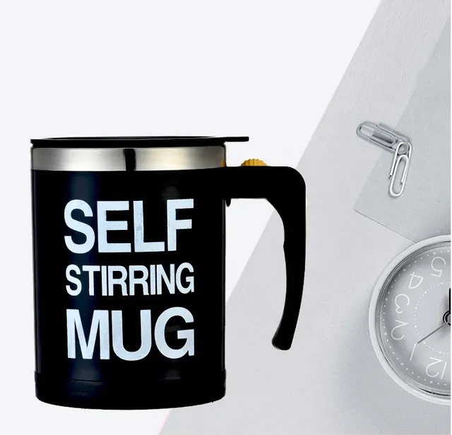 Automatic mixing coffee cup Black - Shop at LoveMi