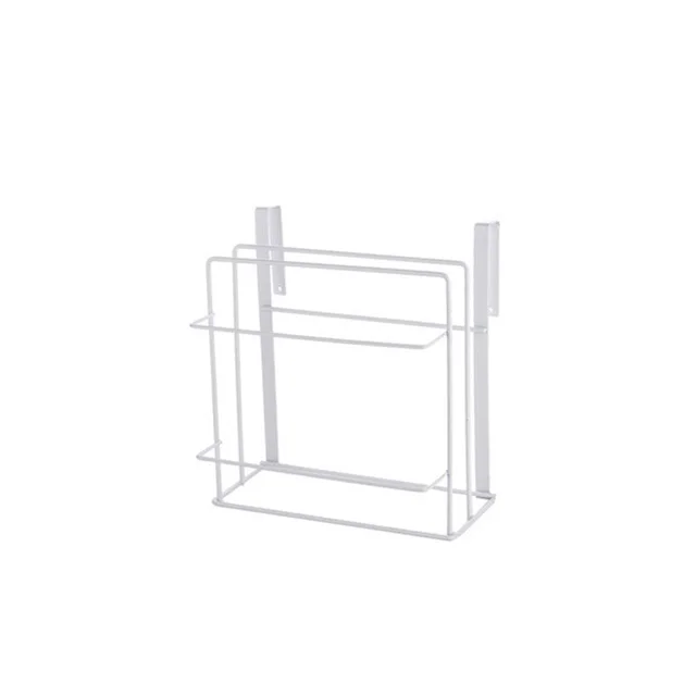 Kitchen free perforation wall hanging cutting board rack White - Shop at LoveMi