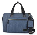 CLD new cross-border fashion waterproof multi-function large-capacity Mummy bag Shoulder diagonal baby maternity package - Blue