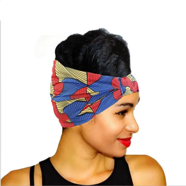 African print wide headscarf Red - Shop at LoveMi