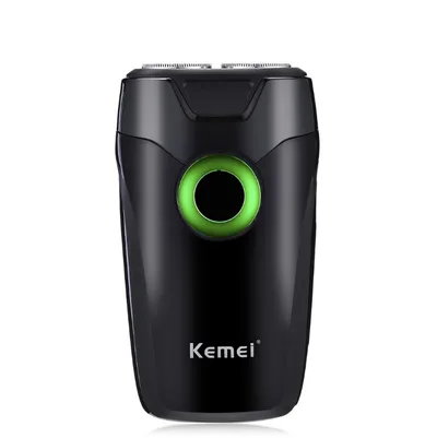 Kemei 202A Double Rotary Cutter Head Rechargeable Electric Shaver Automatic Grinding Shaver Razor Men's Face Care Eu Plug - Shop at LoveMi