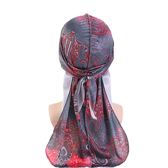 Silk Amoeba Long Tail Pirate Hat Wine Red - Shop at LoveMi