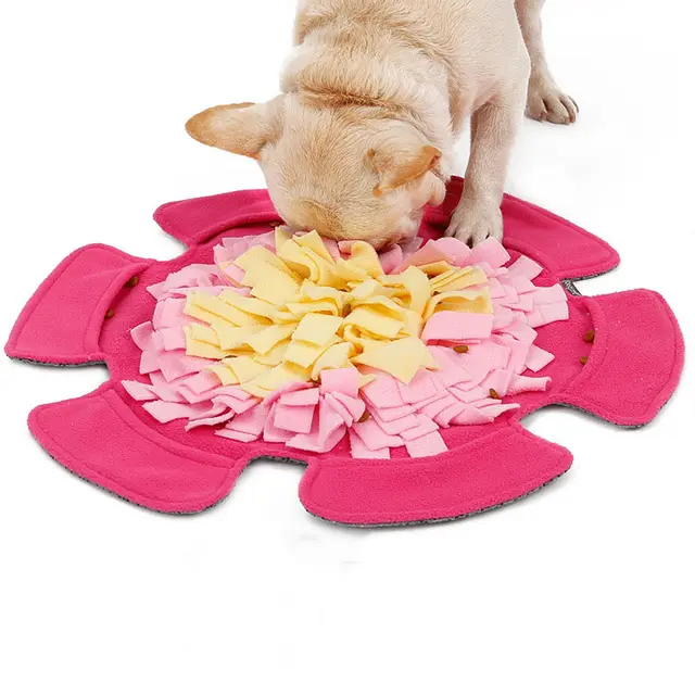 Flower shaped dog yoga mat Pink - Shop at LoveMi