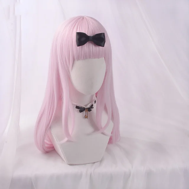 Fujiwara Chihua cos wig Pink - Shop at LoveMi