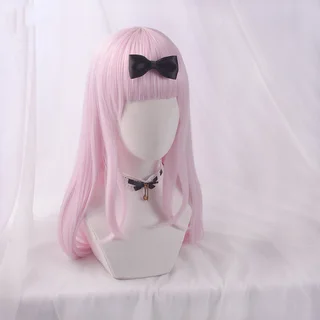 Fujiwara Chihua cos wig - Pink