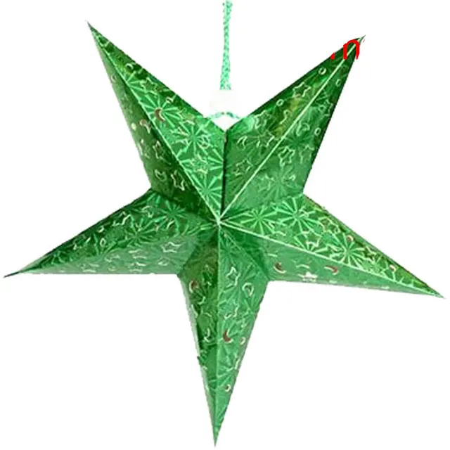 Christmas star ornaments Green - Shop at LoveMi