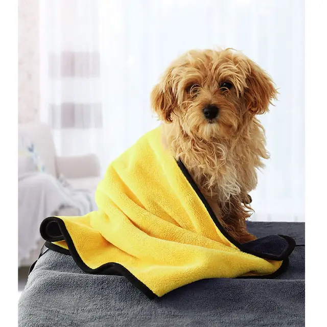 Pet supplies absorbent towel Yellow - Shop at LoveMi