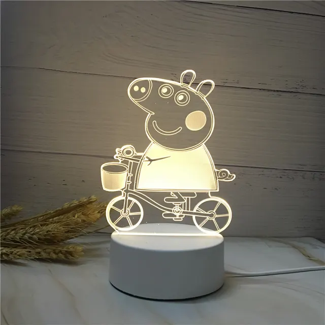 3D Led Lamp Creative Energy Saving Cartoon Page - Shop at LoveMi