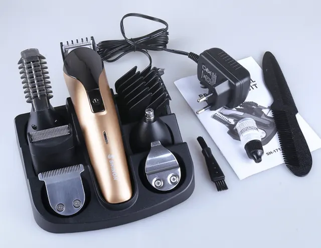 6 in 1 multifunctional hair clipper Gold - Shop at LoveMi