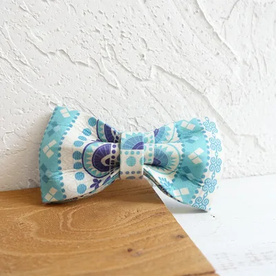 Pet bow tie collar collar Blue National - Shop at LoveMi